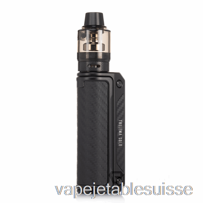Vape Suisse Perdu Vape Thelema Solo 100w Kit De Démarrage Noir / Fibre De Carbone